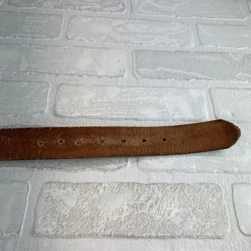 Vintage‎ Brushy Creek Belt Mens 40 Tooled Leather Eagle Western Cowboy USA 90s